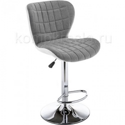 Барный стул «Brend серый / белый»